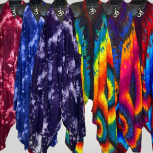 Loose Bohemian, Harem, Tie-Dye Low Crotch Jumpsuit