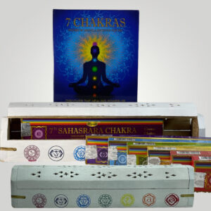 7-Chakras Incense Stick Holder & Incense