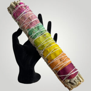 7-Chakras 9in. Sumdging Sage Stick