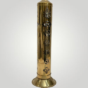 7-Chakras Incense Stick Brass Holder