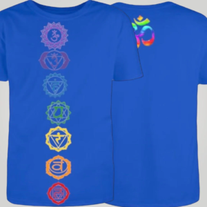 Everyday Crew Neck T-Shirt With Chakras Symbols