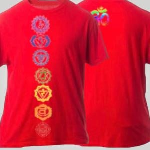 Everyday Crew Neck T-Shirt With Chakras Symbols