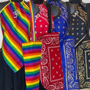 Paisley Bandana Halter Tank-Top with Bag