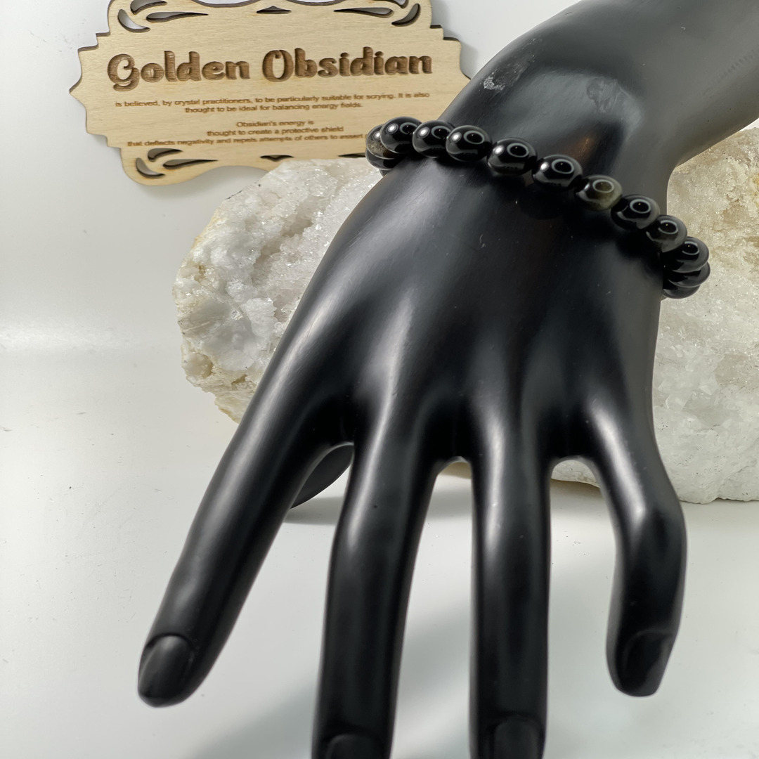Golden Obsidian Gemstones Bracelets