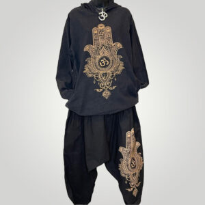 Hamsa Drop Crotch Lightweight, Hamsa Hand Yoga, Free Spirit Trousers