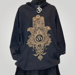 Hamsa Lightweight Hoodie UNISEX HAMSA HAND HOODIE, Free Spirit hoodie, Hippie Hoodie, Organic Cotton Hoodie