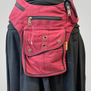 Multiple Pocket Fanny Pack with Adjustable Strap