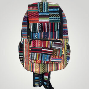 Multicolor Patchwork Mini Backpack