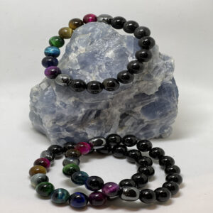 Adult Bracelet's Muticolor Tiger's Eye