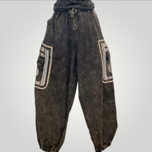 Namaste Fashionable Unisex Handmade Hippie Stonewashed Dyed Cotton Comfy Harem Pants Yoga Trouser