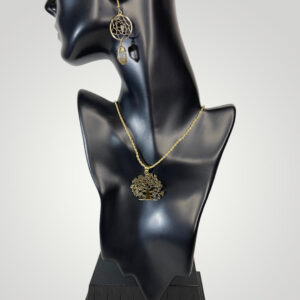 Tree Of Life Out Life Charm with Link Or Rope Chain