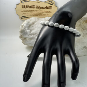 White Howlite Gemstones Bracelets