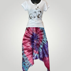 Women Lightweight Tie-Dye Yoga/Mediation Trousers