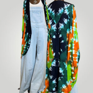 Zen Tie-Dye Long Lightweight, Outing Duster