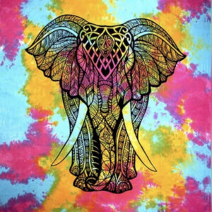 Elephant Tapestry 72″X108