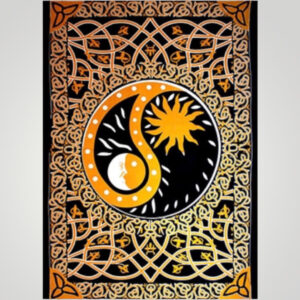 Yin-Yanf Sun & Moon Tapestries 72″X108
